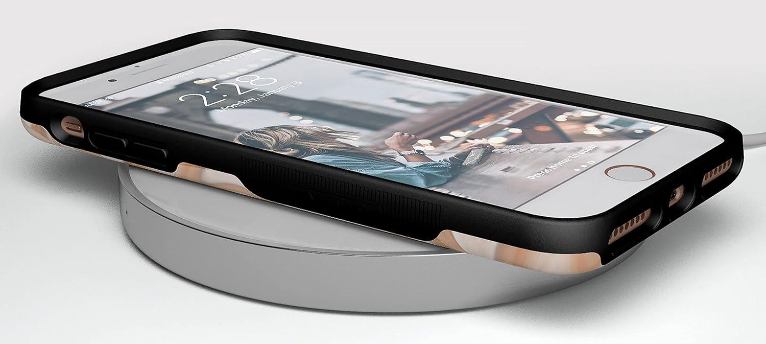 imageCasely iPhone 678 Plus Case Make Your Mark Crayola Paint CaseCaramel Delight Marble Swirl