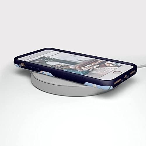 imageCasely iPhone 678 Plus Case Make Your Mark Crayola Paint CaseGo with the Flow Light Blue Yoga