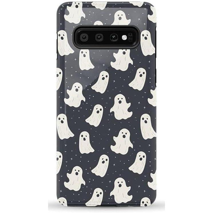 imageCasely Galaxy S10 Case  Seeing Stars  Red White amp Blue  Essential Slim DualLayer Protective DesignAll Boos No Bite  Friendly Ghost