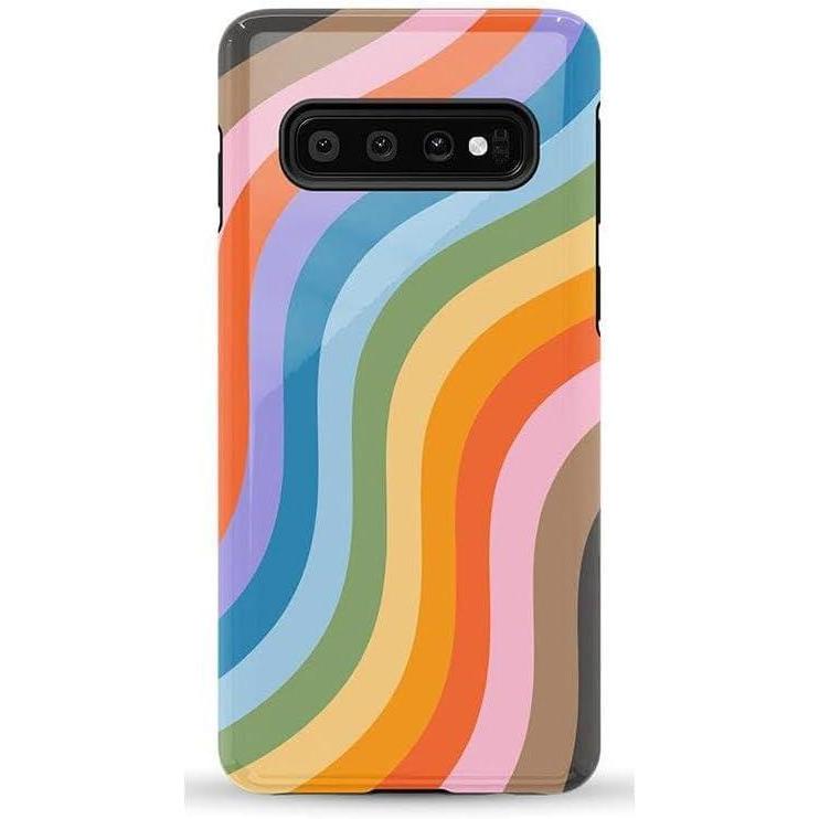 imageCasely Galaxy S10 Case  Seeing Stars  Red White amp Blue  Essential Slim DualLayer Protective DesignLove for All  Rainbow Pride