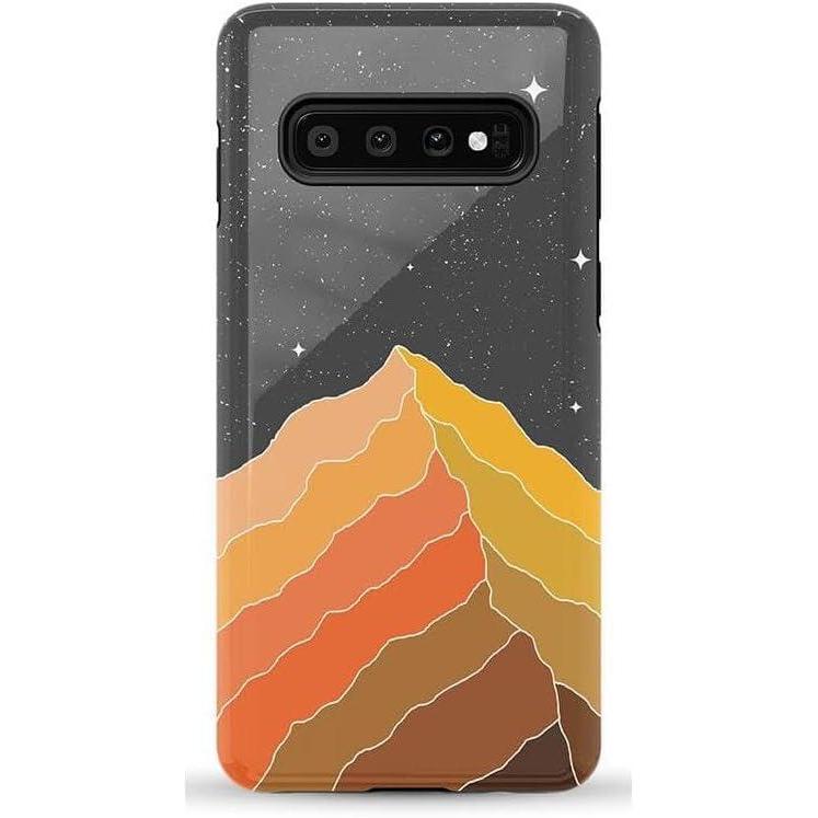 imageCasely Galaxy S10 Case  Seeing Stars  Red White amp Blue  Essential Slim DualLayer Protective DesignNight Skies  Mountain Starlight