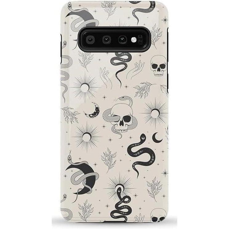 imageCasely Galaxy S10 Case  Seeing Stars  Red White amp Blue  Essential Slim DualLayer Protective DesignNo Further Explanation  Snakes  Skulls