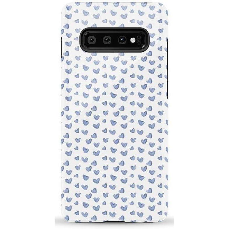 imageCasely Galaxy S10 Plus Case Thats Amore Valentines Essential Slim DualLayer Protective DesignLovebug Blue Hearts