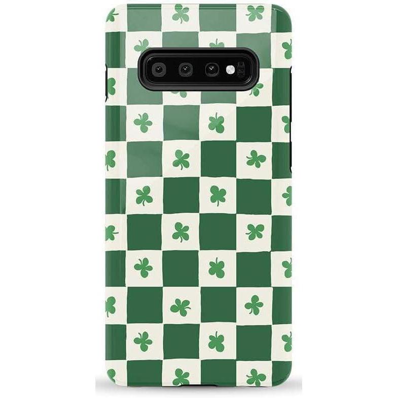 imageCasely Galaxy S10 Plus Case Thats Amore Valentines Essential Slim DualLayer Protective DesignLucky You Shamrock