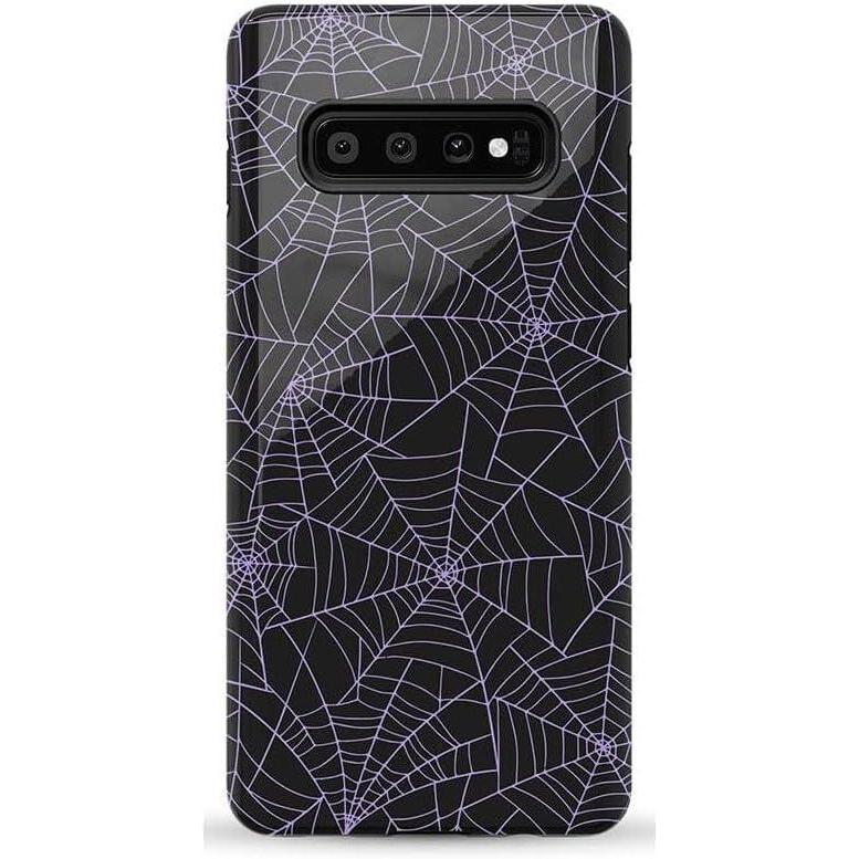 imageCasely Galaxy S10 Plus Case  Thats Amore  Valentines  Essential Slim DualLayer Protective DesignMidnight Web  Spider Web