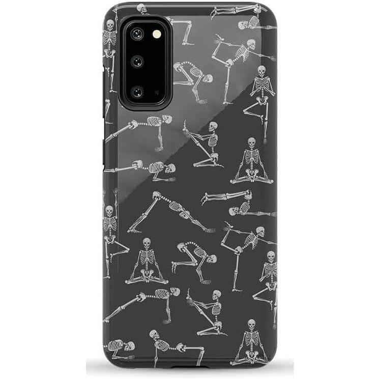 imageCasely Galaxy S20 Case Be Mine Tiny Hearts Essential Slim DualLayer Protective DesignCorpse Pose Skeleton Yoga