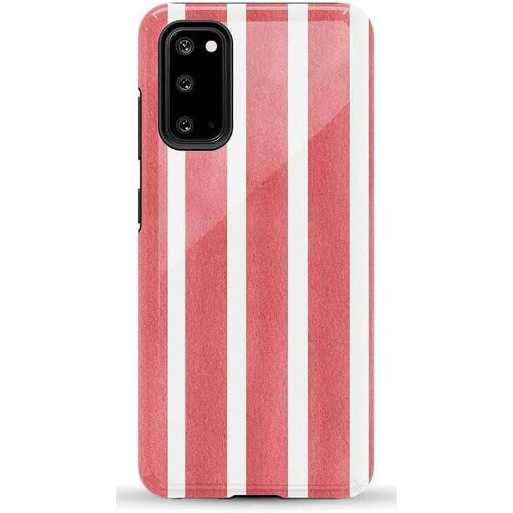 imageCasely Galaxy S20 Case Be Mine Tiny Hearts Essential Slim DualLayer Protective DesignEast Coast Summer Red Stripes