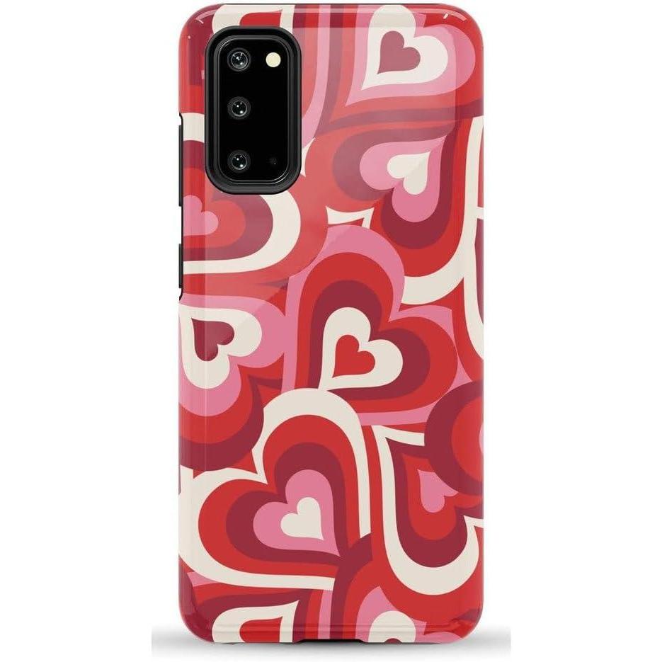 imageCasely Galaxy S20 Case  Be Mine  Tiny Hearts  Essential Slim DualLayer Protective DesignLove Song Remix  Ombre Hearts