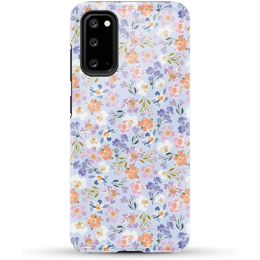 imageCasely Galaxy S20 Case  Be Mine  Tiny Hearts  Essential Slim DualLayer Protective DesignPoppy Meadows  Pastel Floral
