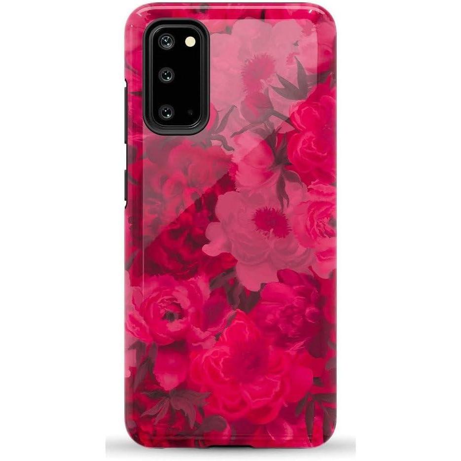 imageCasely Galaxy S20 Case  Be Mine  Tiny Hearts  Essential Slim DualLayer Protective DesignRomance Novel  Moody Floral