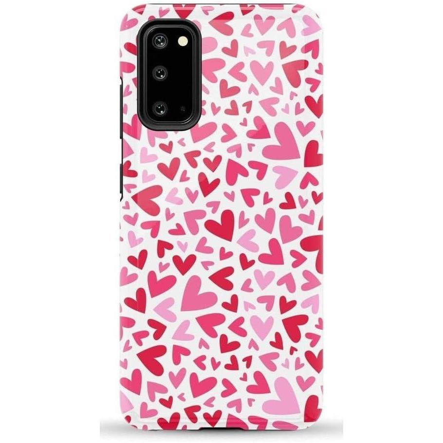imageCasely Galaxy S20 Case Be Mine Tiny Hearts Essential Slim DualLayer Protective DesignXOXO Candy Hearts