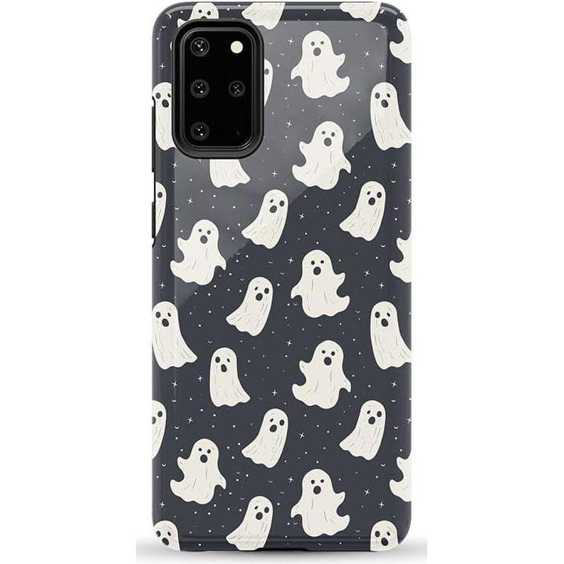imageCasely Galaxy S20 Plus Case Current Mood Cow Print Essential Slim DualLayer Protective DesignAll Boos No Bite Friendly Ghost