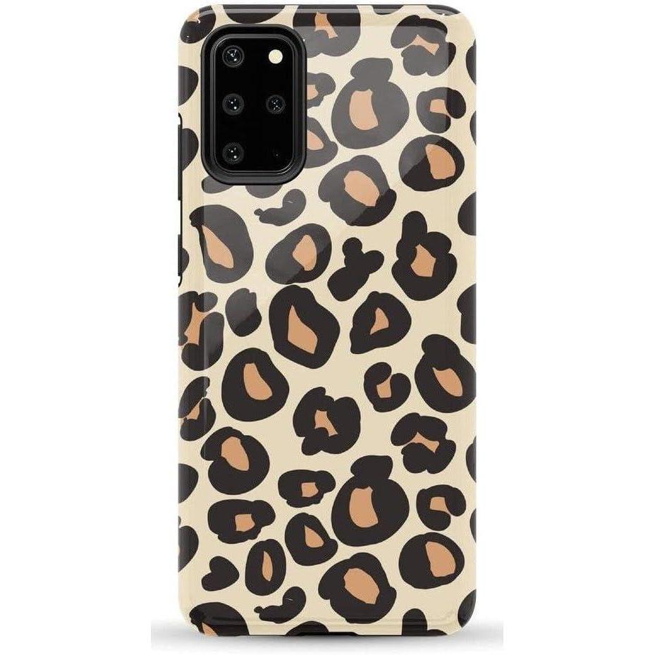 imageCasely Galaxy S20 Plus Case  Current Mood  Cow Print  Essential Slim DualLayer Protective DesignInto the Wild  Leopard Print