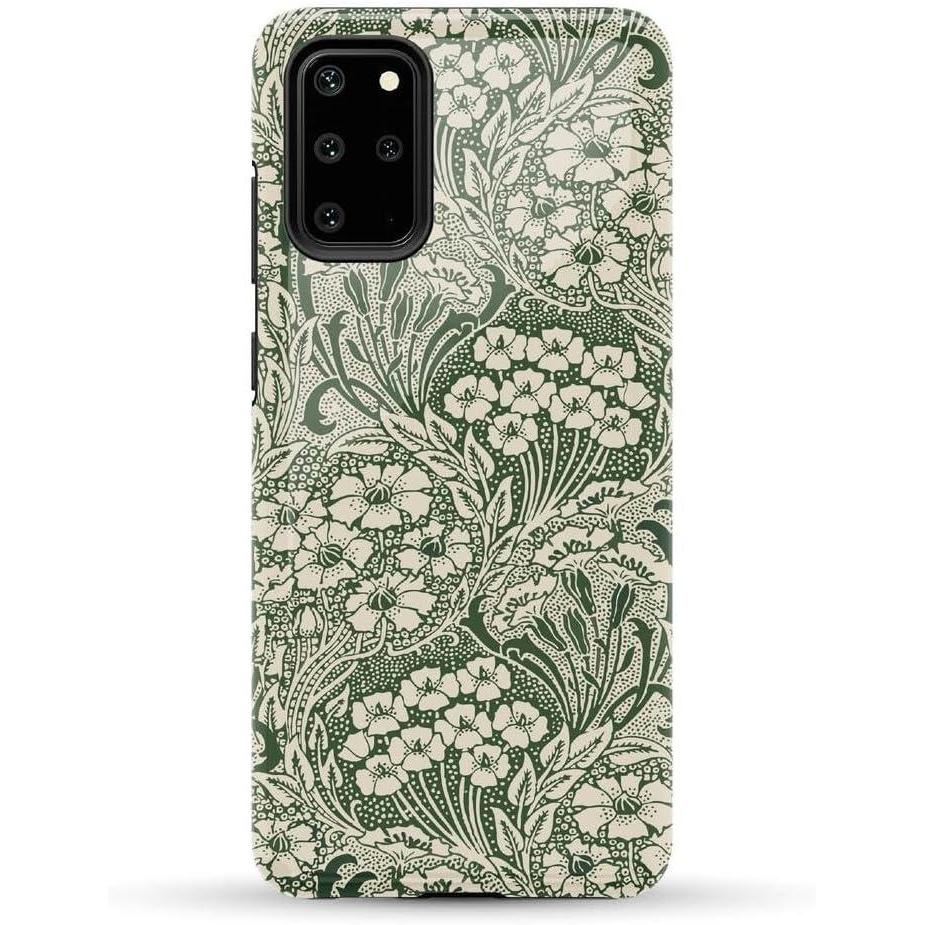 imageCasely Galaxy S20 Plus Case  Current Mood  Cow Print  Essential Slim DualLayer Protective DesignMystic Meadow  Green Gardens
