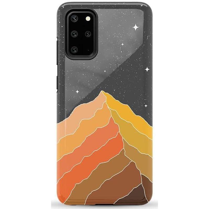 imageCasely Galaxy S20 Plus Case  Current Mood  Cow Print  Essential Slim DualLayer Protective DesignNight Skies  Mountain Starlight