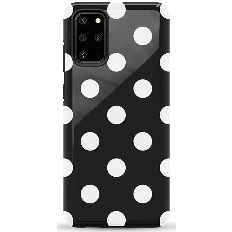 imageCasely Galaxy S20 Plus Case  Current Mood  Cow Print  Essential Slim DualLayer Protective DesignPolka Dots  High Contrast Design