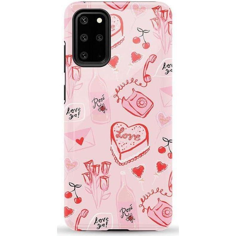 imageCasely Galaxy S20 Plus Case  Current Mood  Cow Print  Essential Slim DualLayer Protective DesignThats Amore  Valentines