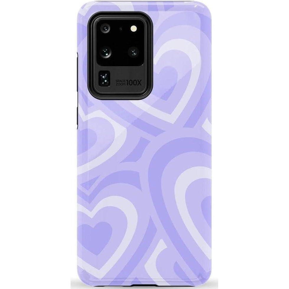 imageCasely Galaxy S20 Ultra Case  Romance Novel  Moody Floral  Essential Slim DualLayer Protective DesignLove Song  Lavender Heart