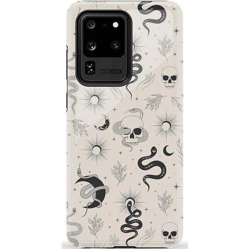 imageCasely Galaxy S20 Ultra Case  Romance Novel  Moody Floral  Essential Slim DualLayer Protective DesignNo Further Explanation  Snakes  Skulls