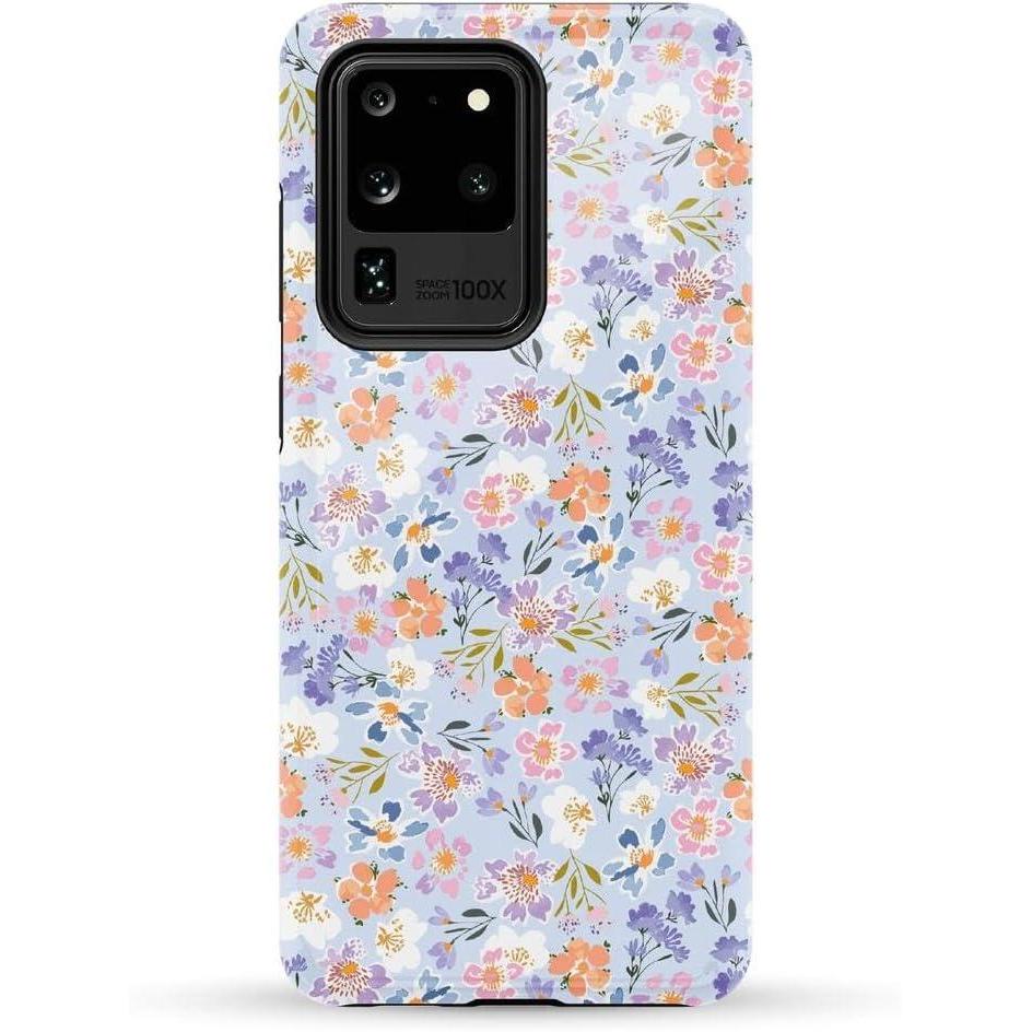imageCasely Galaxy S20 Ultra Case  Romance Novel  Moody Floral  Essential Slim DualLayer Protective DesignPoppy Meadows  Pastel Floral