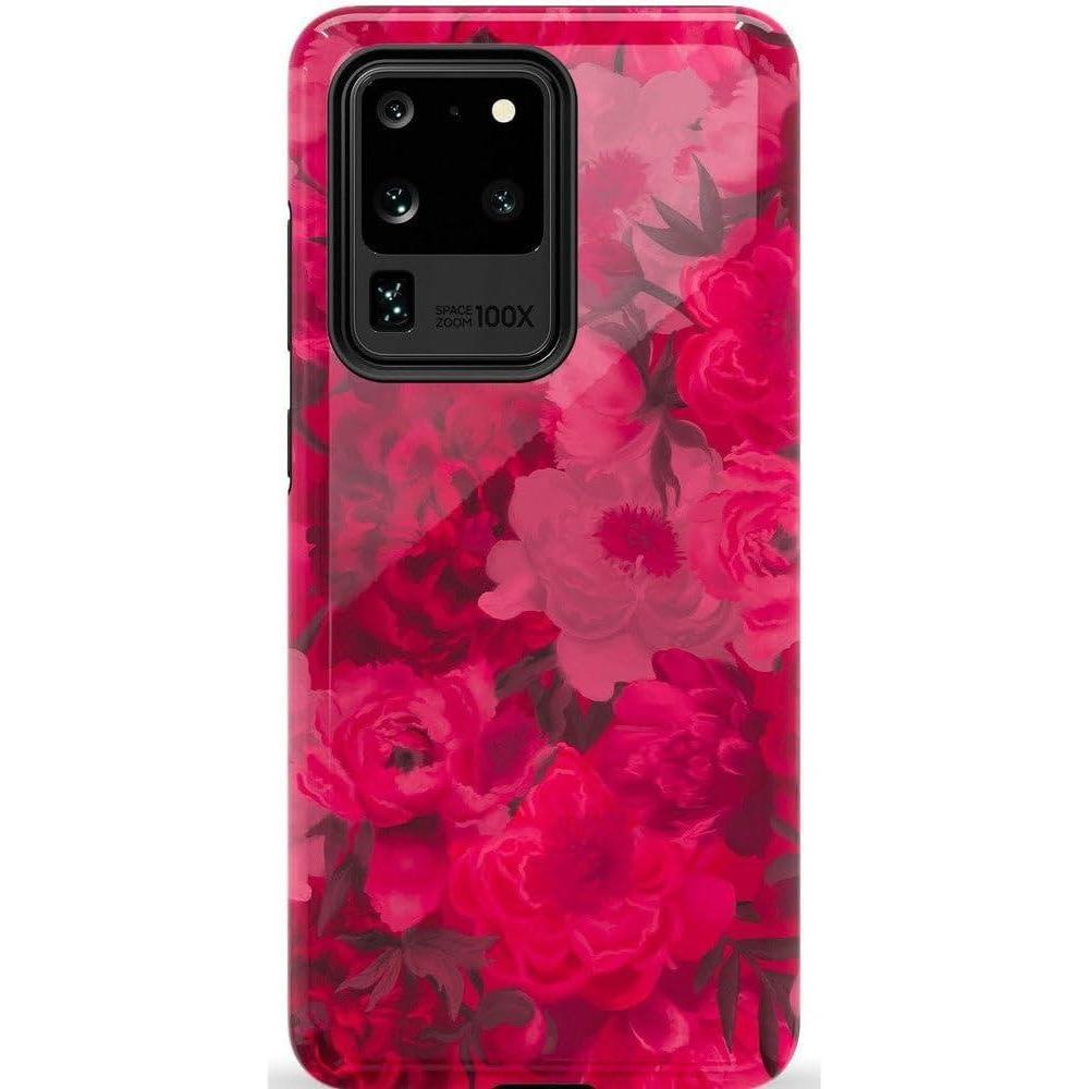 imageCasely Galaxy S20 Ultra Case  Romance Novel  Moody Floral  Essential Slim DualLayer Protective DesignRomance Novel  Moody Floral