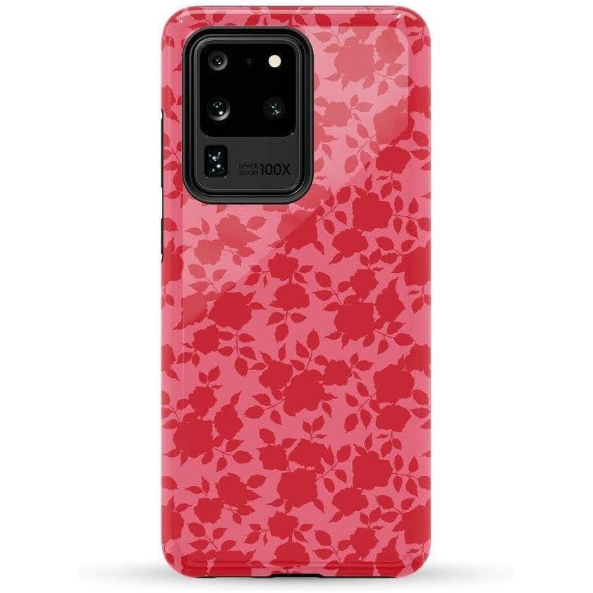 imageCasely Galaxy S20 Ultra Case  Romance Novel  Moody Floral  Essential Slim DualLayer Protective DesignRose Garden  Red Aesthetic