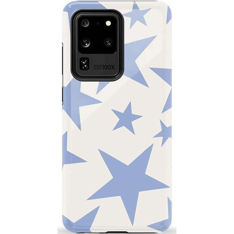 imageCasely Galaxy S20 Ultra Case  Romance Novel  Moody Floral  Essential Slim DualLayer Protective DesignStars Align  Blue  White Stars