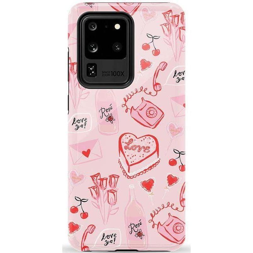 imageCasely Galaxy S20 Ultra Case  Romance Novel  Moody Floral  Essential Slim DualLayer Protective DesignThats Amore  Valentines