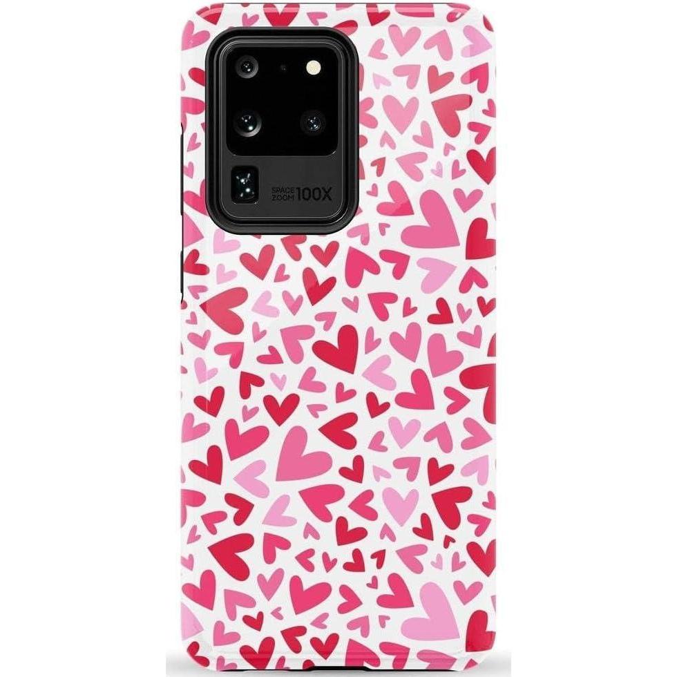 imageCasely Galaxy S20 Ultra Case  Romance Novel  Moody Floral  Essential Slim DualLayer Protective DesignXOXO  Candy Hearts