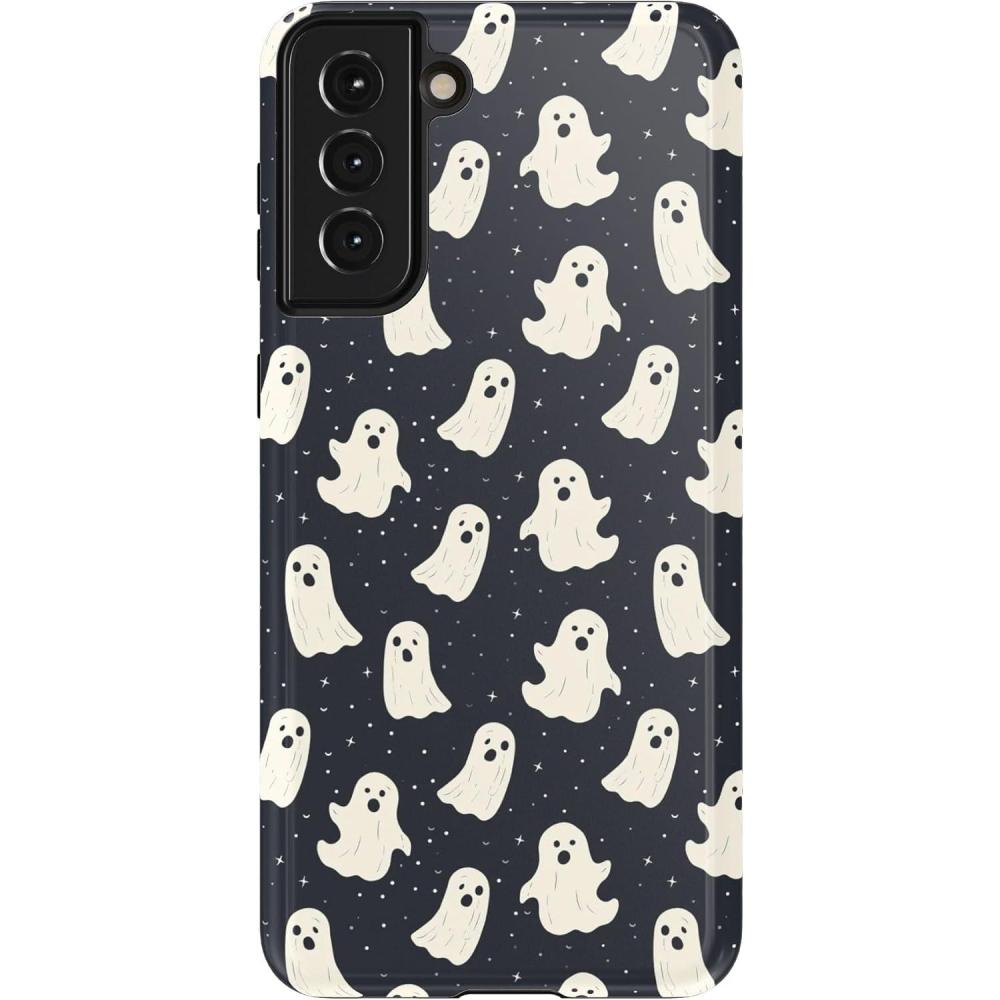 imageCasely Galaxy S21 Case  Current Mood  Cow PrintAll Boos No Bite  Friendly Ghost