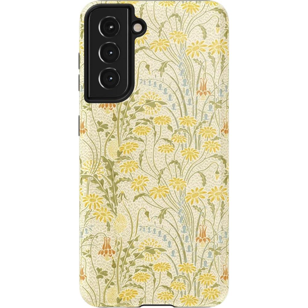 imageCasely Galaxy S21 Case  Current Mood  Cow PrintBoho Blooms  Golden Floral