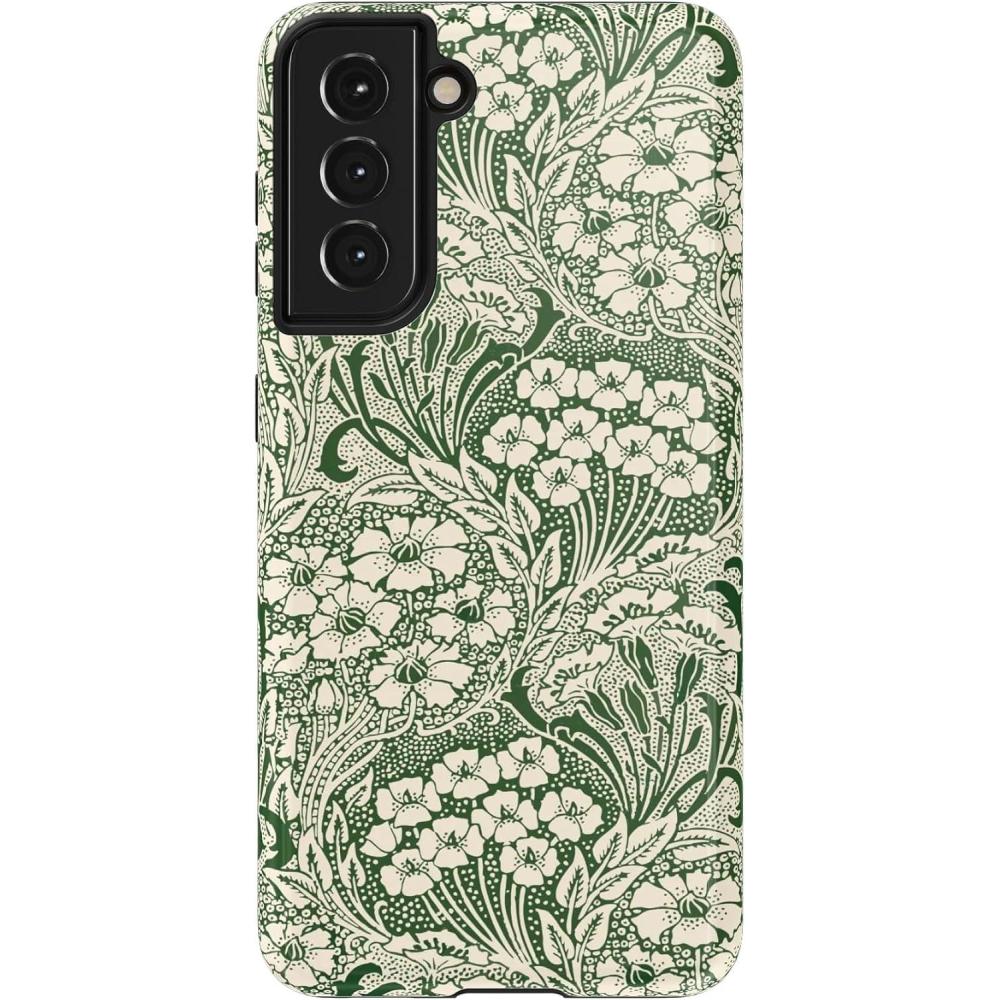 imageCasely Galaxy S21 Case  Current Mood  Cow PrintMystic Meadow  Green Gardens