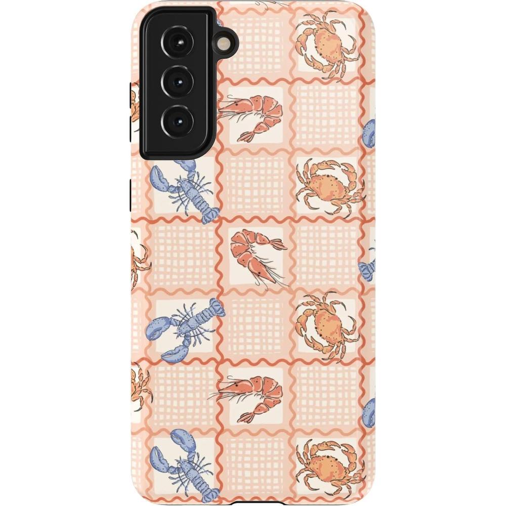 imageCasely Galaxy S21 Case  Current Mood  Cow PrintOn the Cape  Coastal Summer