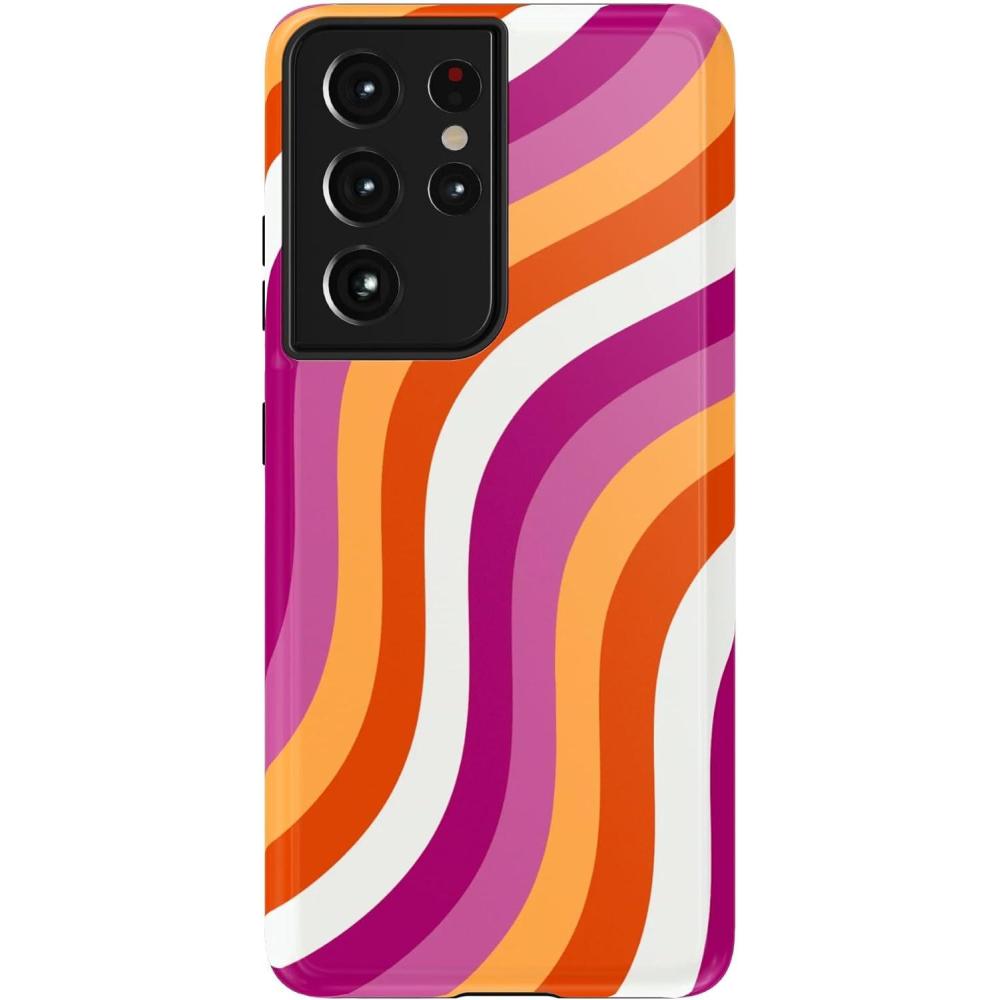 imageCasely Galaxy S21 Ultra Case  Amalfi Aperitivo  Dolce Vita  Essential Slim DualLayer Protective DesignAll for Love  Pride