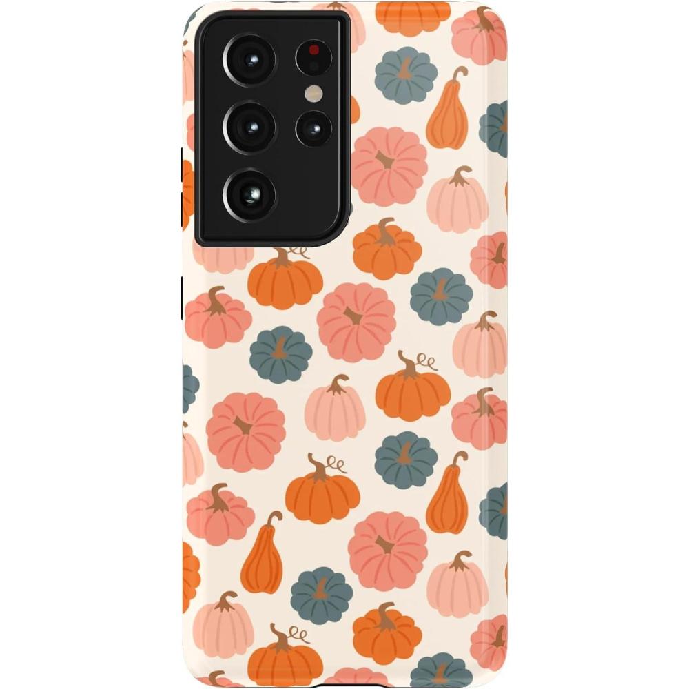 imageCasely Galaxy S21 Ultra Case  Amalfi Aperitivo  Dolce Vita  Essential Slim DualLayer Protective DesignOh My Gourd  Pumpkin Patch