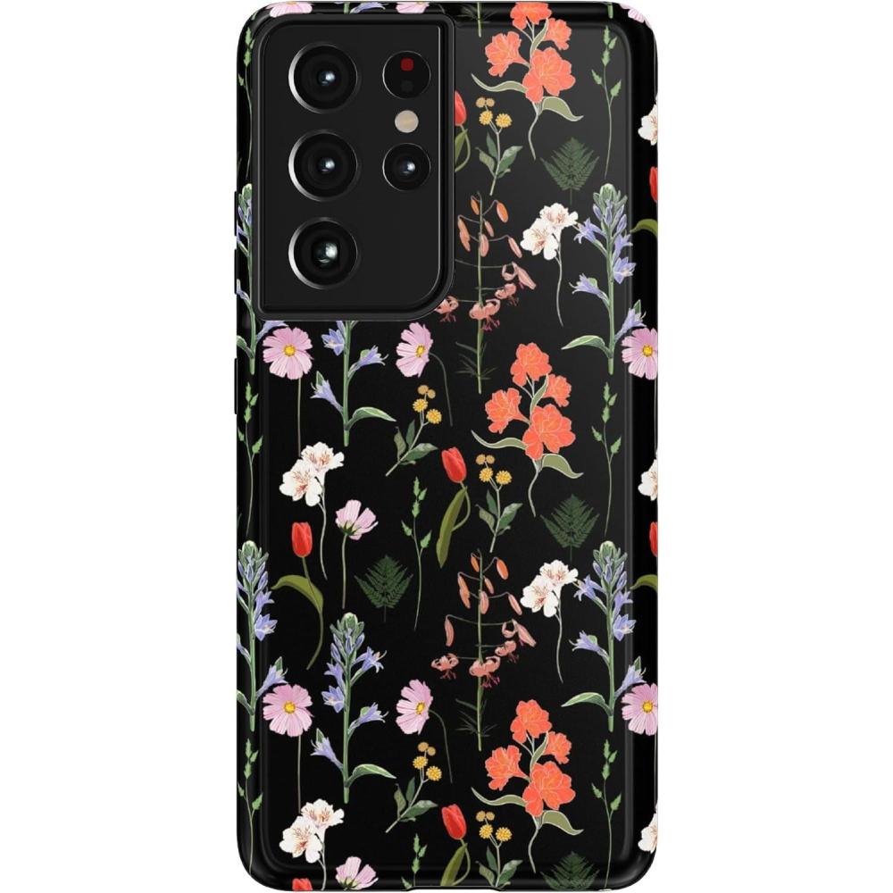 imageCasely Galaxy S21 Ultra Case  Amalfi Aperitivo  Dolce Vita  Essential Slim DualLayer Protective DesignSecret Garden  Mixed Floral