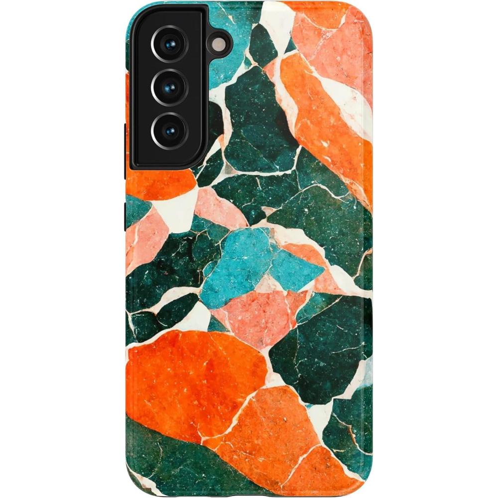 imageCasely Galaxy S22 Case  Lucky You  Shamrock  Essential Slim DualLayer Protective Case DesignOf Quartz  Sculpted Marble