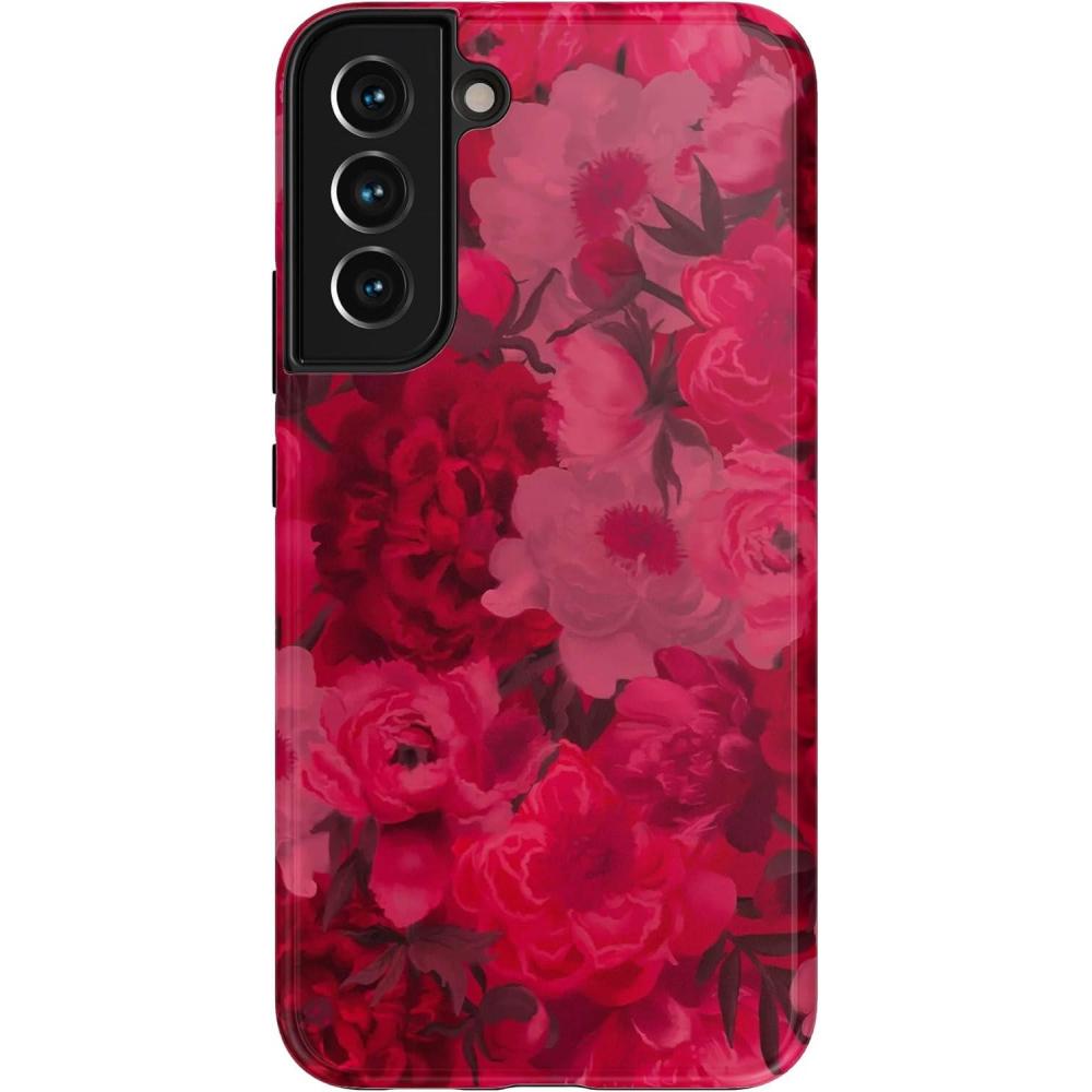 imageCasely Galaxy S22 Case  Lucky You  Shamrock  Essential Slim DualLayer Protective Case DesignRomance Novel  Moody Floral