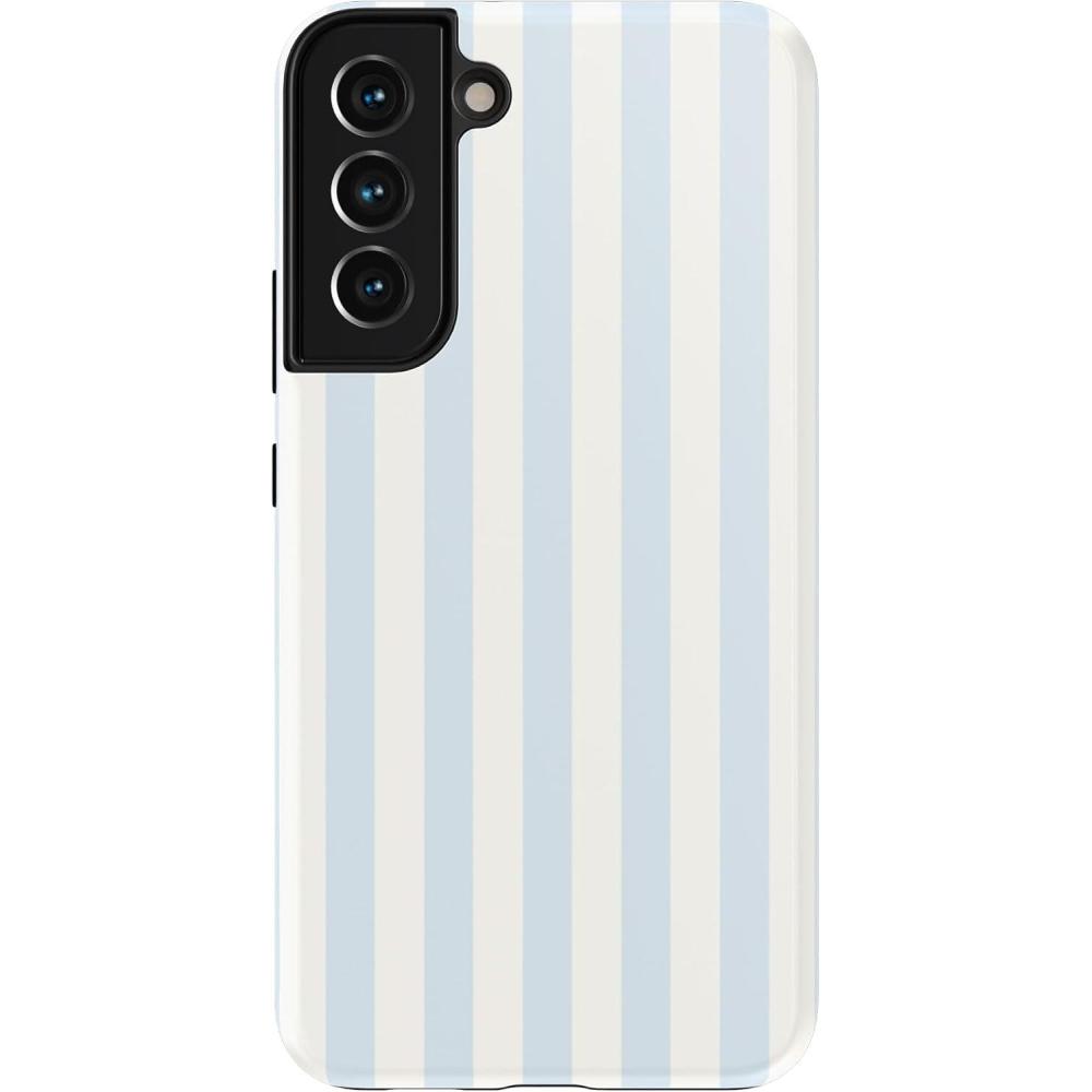 imageCasely Galaxy S22 Case  Polka Dots  High Contrast Design  Essential Slim DualLayer Protective DesignBlue Stripes  Sunday Best