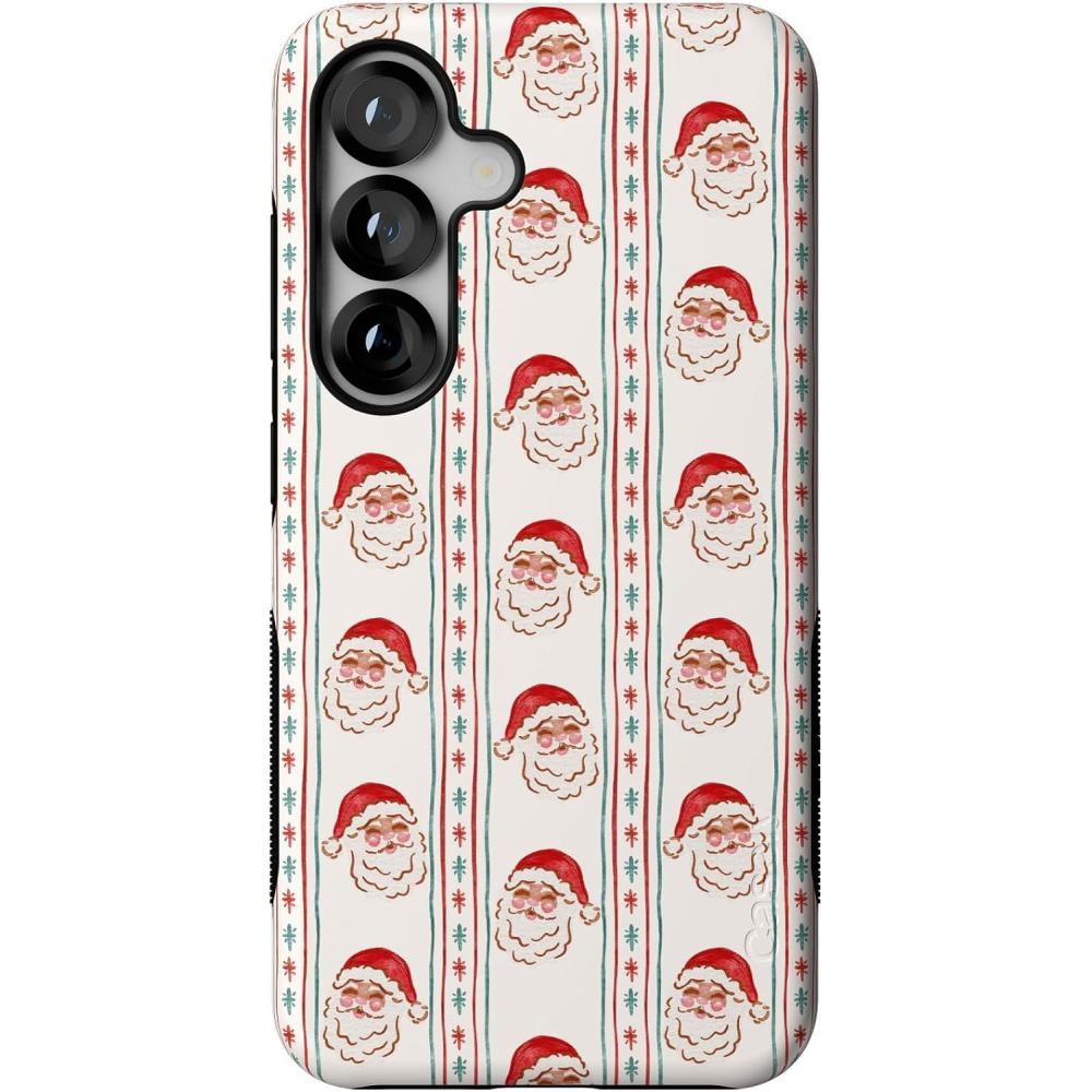 imageCasely Galaxy S22 Plus Case  Dashing Doxies  Dachshund Dog CaseJolly St Nick  Retro Claus