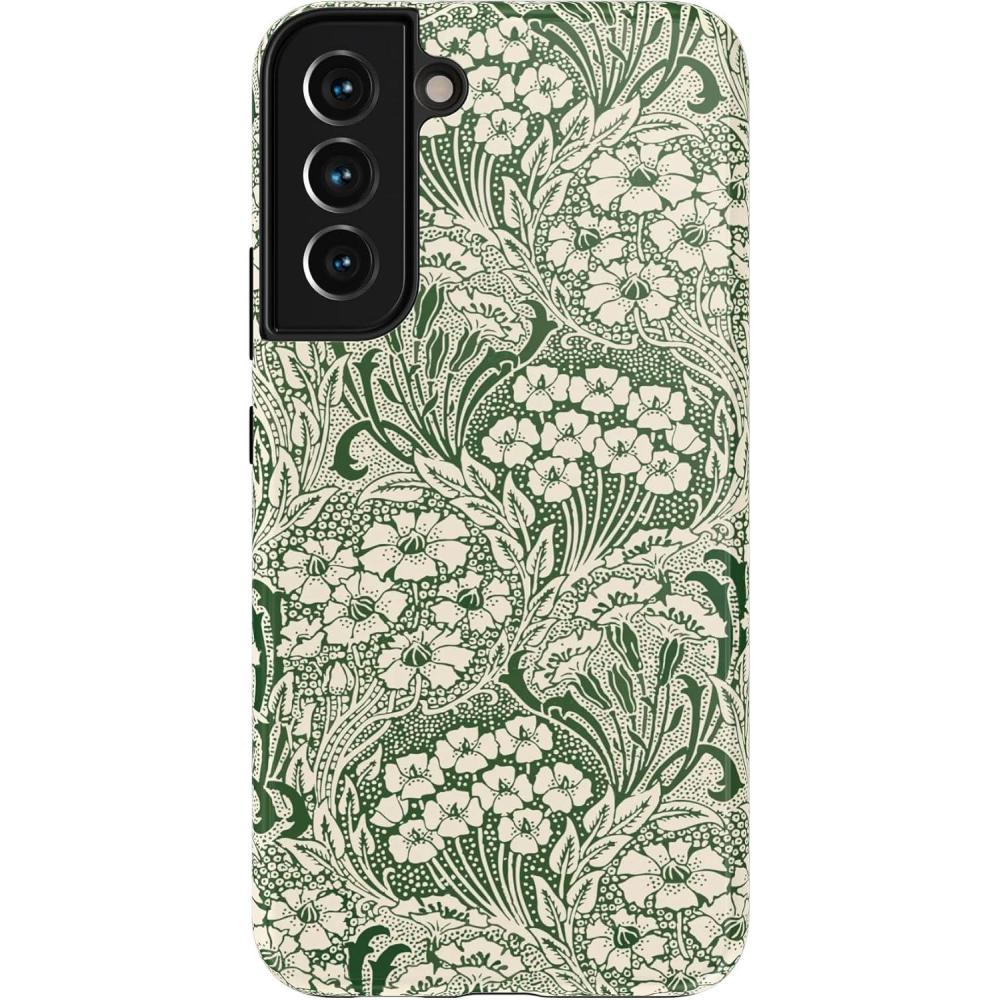 imageCasely Galaxy S22 Plus Case  Fit Check  Neutral Checkerboard EssentialMystic Meadow  Green Gardens
