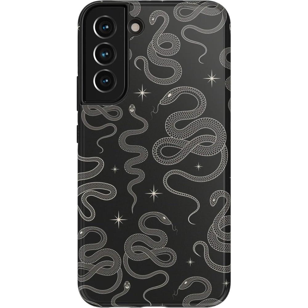 imageCasely Galaxy S22 Plus Case  Fit Check  Neutral Checkerboard EssentialWere Ready For It  Black Serpent