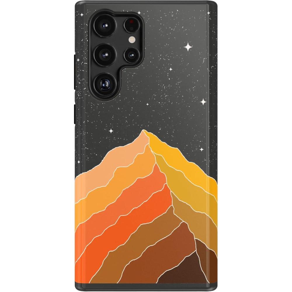 imageCasely Galaxy S22 Ultra Case  Stars Align  Blue amp White Stars  Essential Slim DualLayer Protective DesignNight Skies  Mountain Starlight