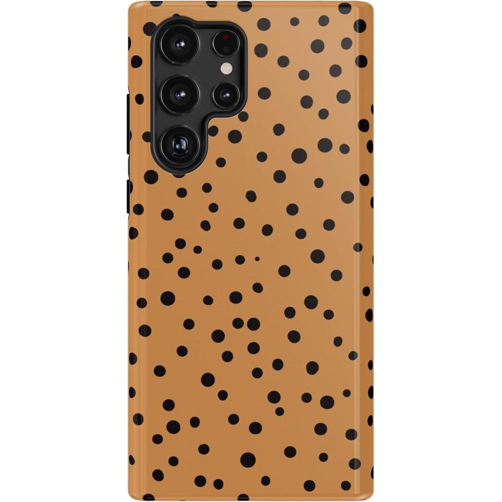 imageCasely Galaxy S22 Ultra Case  Stars Align  Blue amp White Stars  Essential Slim DualLayer Protective DesignSpot On  Dotted Animal Print