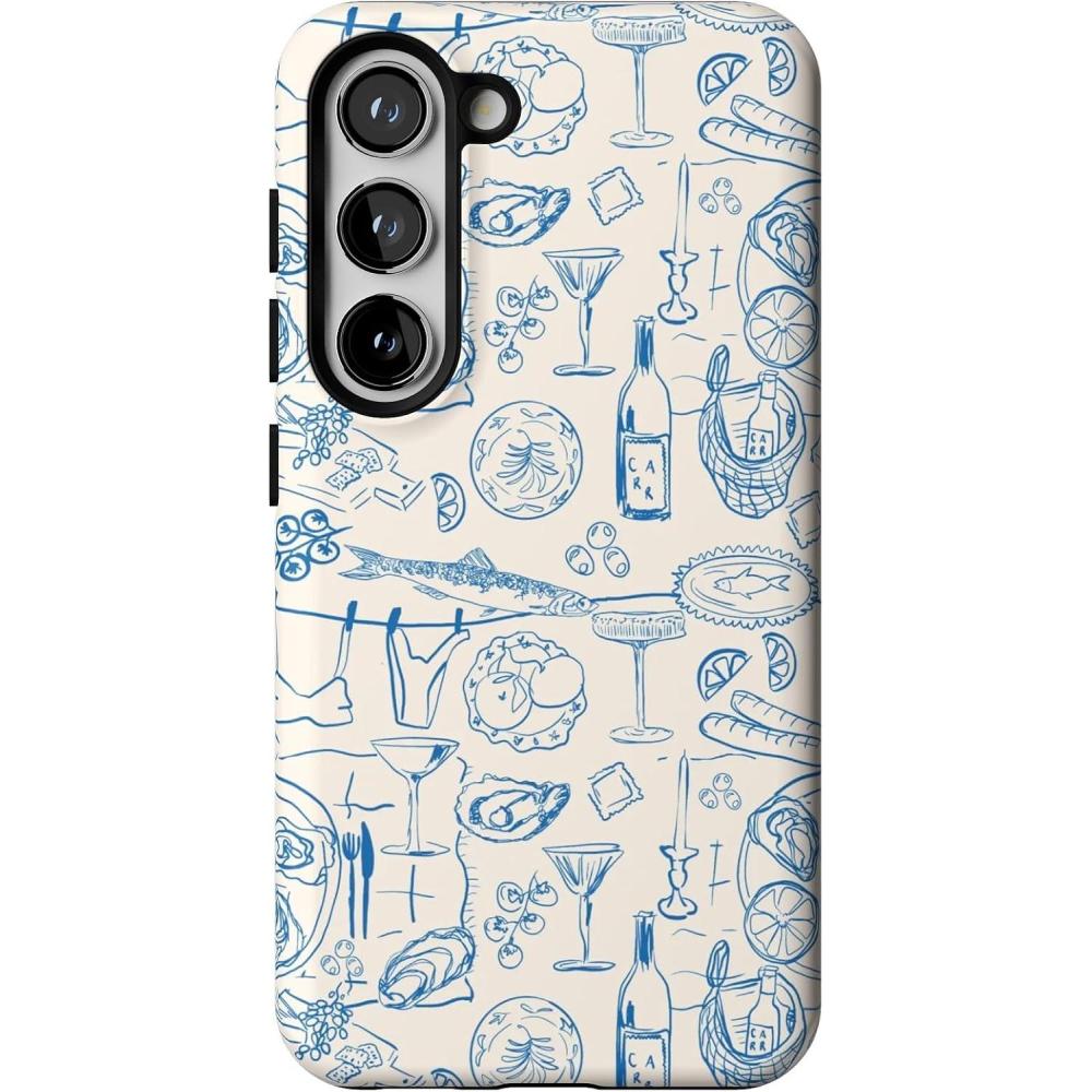 imageCasely Galaxy S23 Case  Poppy Meadows  Pastel Floral  Essential Slim DualLayer Protective DesignAmalfi Aperitivo  Dolce Vita