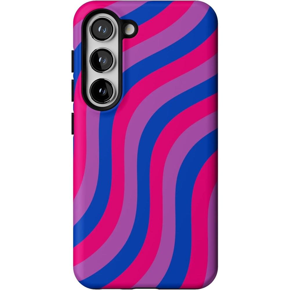 imageCasely Galaxy S23 Case  Poppy Meadows  Pastel Floral  Essential Slim DualLayer Protective DesignLove Wins  Pride