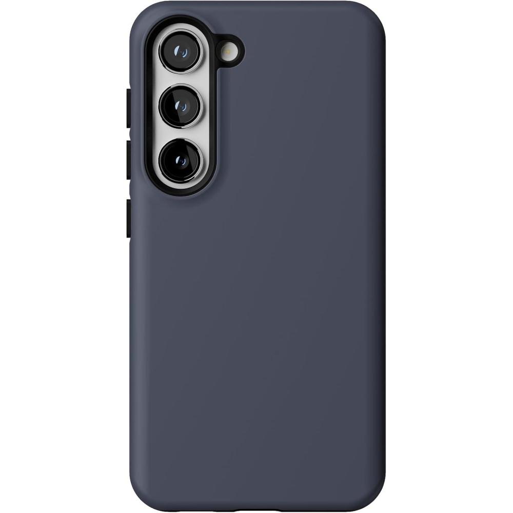 imageCasely Galaxy S23 Case  Poppy Meadows  Pastel Floral  Essential Slim DualLayer Protective DesignThe Boyfriend Collection  Slate Blue