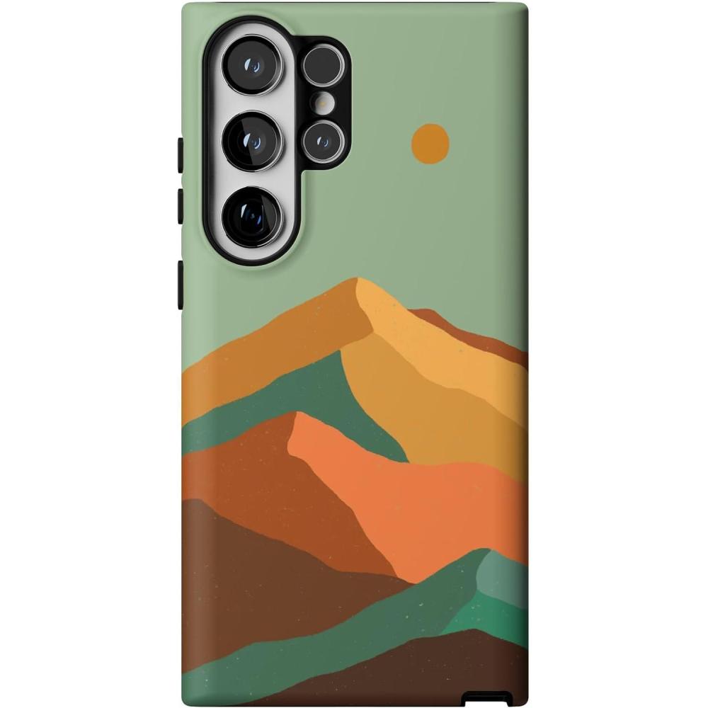 imageCasely Galaxy S23 Ultra Case  Nantucket Cottage  Blue Hydrangea  Essential Slim DualLayer Protective DesignEndless Peaks  Colorblock Mountain