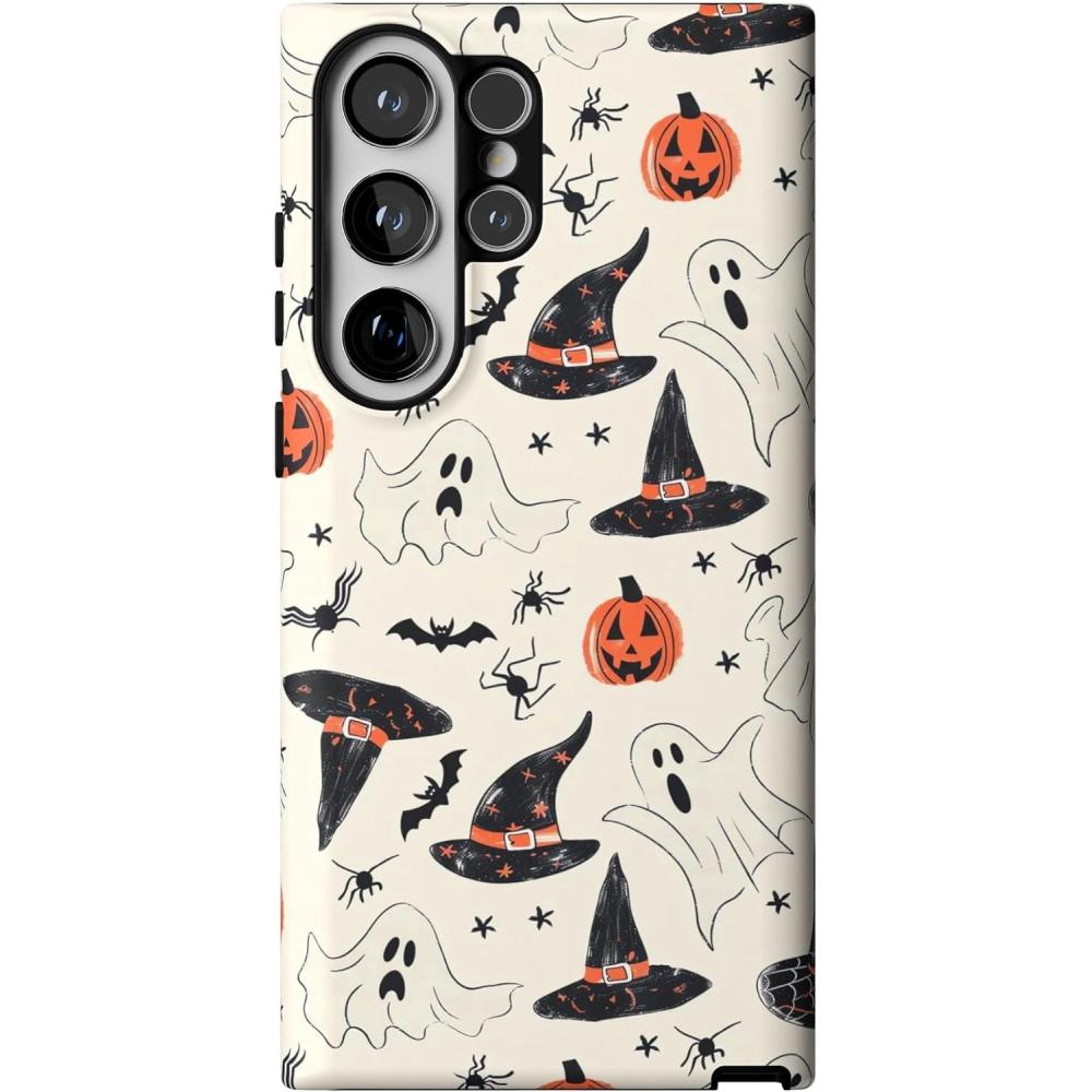 imageCasely Galaxy S23 Ultra Case  Nantucket Cottage  Blue Hydrangea  Essential Slim DualLayer Protective DesignFeeling Witchy  Haunted Halloween