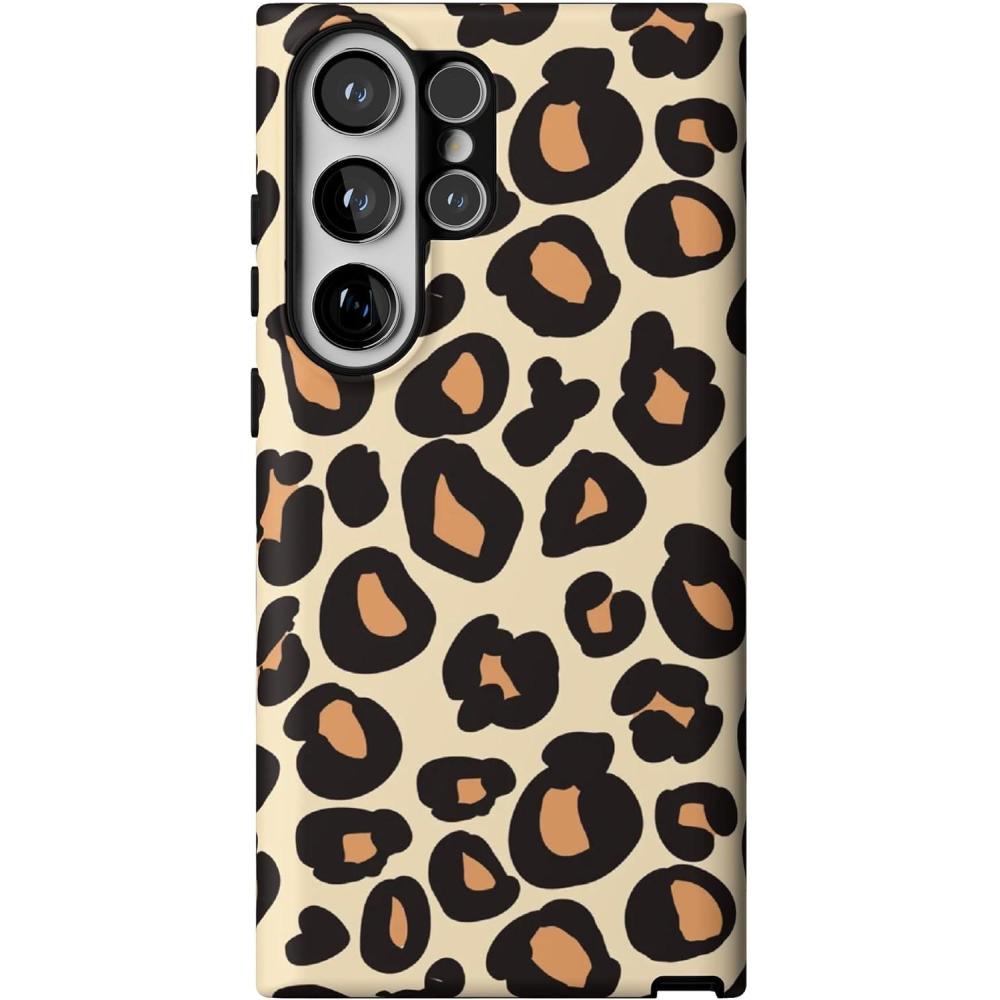 imageCasely Galaxy S23 Ultra Case  Nantucket Cottage  Blue Hydrangea  Essential Slim DualLayer Protective DesignInto the Wild  Leopard Print